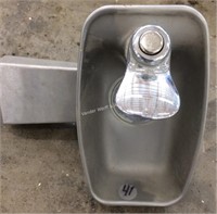 Small stainless drinking fountain