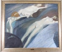 Giclee, After Gustav Klimt, "Moving Water"