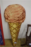 Tin Ice Cream Sign