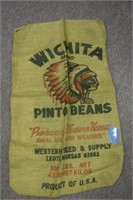 Vintage Wichita Pinto Bean Sack