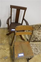 Childs School Chair & Swivel Chair