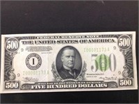 1934 $500 BILL