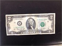 1976 2 DOLLAR BILL- SAN FRANCISCO