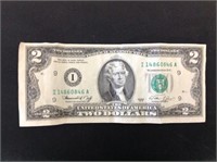 1976 2 DOLLAR BILL- MINNEAPOLIS