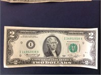 1976 2 DOLLAR BILL- MINNEAPOLIS