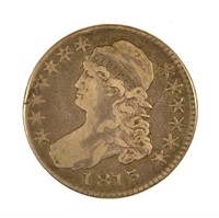 Popular 1813 Bust Half Dollar Variety.