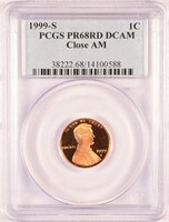 1999-S Close AM Proof Lincoln Cent.