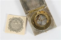 Reproduction 17th Century Spanish Pocket Sundial