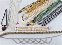 Lot of 15 Fashion Necklaces