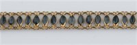 Ladies 14k Yellow Gold Sapphire Bracelet