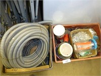 Tote of conduit - tote of hardware items