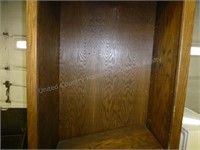 Tall open front cabinet