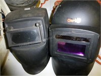 Pair of welding helmets