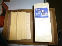 Box of time cards