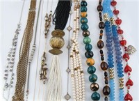 Lot of 11 Costume Jewelry Necklaces