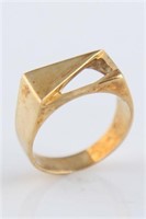 Ladies 18k Yellow Gold Band Ring