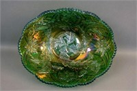 9 ¼” x 7 ¼” M’burg Whirling Leaves Whimsey Oval