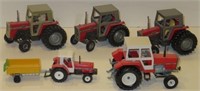 6x- Britians & Siku Massey Ferguson Tractors