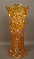 9 ½” Tall M’burg Ohio Star Flared Vase – Dk.
