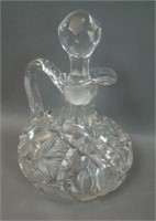 M’burg Ohio Star Cruet and Stopper – Crystal