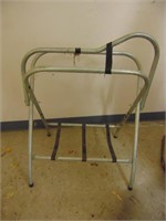 Metal Folding Saddle Stand