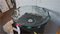 Kohler Briolette Vessel Faceted Glass Bathroom sin