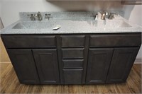Vanity Top and Faucets - Aristakraft 60 inch