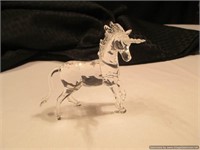 Glass unicorn