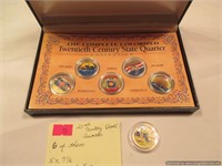 20th Century Colored State Quarters