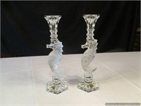 Waterford Crystal Candle Sticks-Marked