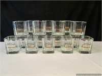 Set of 16 Jack Daniels Cocktail Glasses