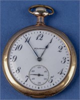 Vintage Open Faced Dueber Pocket Watch