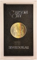 Colorful 1884-CC GSA Morgan Dollar.