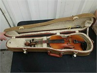 Vintage Violin in Case- Marked Inside "Copy of