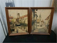 (2) Framed Prints From Masterpiece Collection of