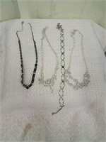(4) Bling Bling Necklaces- Pretty