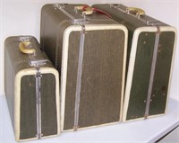 NICE SET OF VINTAGE LUGGAGE- STILL WITH WESTERN