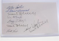 Autographs, Crew of Shuttle Mission STS 36
