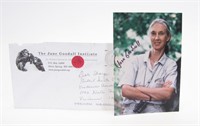Jane Goodall Autographed Photo