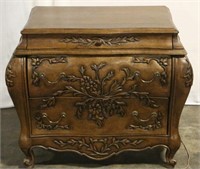 WELL CARVED BOMBE' BEDSIDE NIGHTSTAND BY BAU