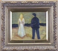 Giclee, After Edvard Munch, "Two Beings..."