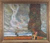 Giclee, After Gustav Klimt,"Large Poplar II"