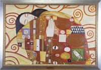 Giclee, After Gustav Klimt, "Fulfillment", detail