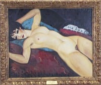 Giclee, After Modigliani, "Nu Couche"