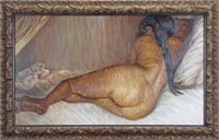 Giclee, After Van Gogh, "Nude Woman Reclining"