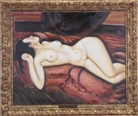 Giclee, After Modigliani, "Recumbent Nude"