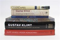 Group of Gustav Klimt Art Books