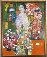 Giclee, After Gustav Klimt, "Dancer" (Ria Munk II)