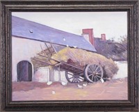 Giclee, After Gustave Caillebot, "Loaded Hay Cart"