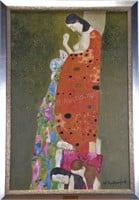 Giclee, After Gustav Klimt, "The Hope, II"